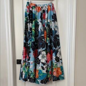 Rachel Zoe Multicolor Floral Maxi Skirt